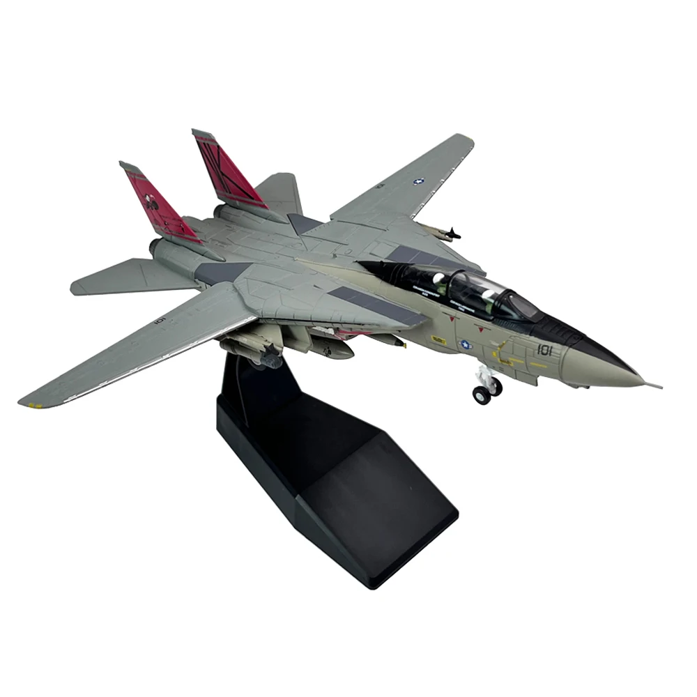1/100 Scale US Grumman F-14 F14 Tomcat Bombcat Fighter Diecast Metal Airplane Plane Aircraft Model Children Toy Collection Gift