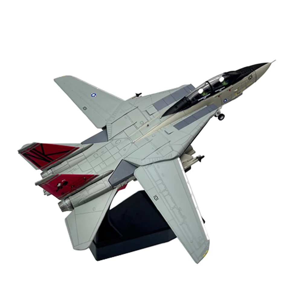 1/100 Scale US Grumman F-14 F14 Tomcat Bombcat Fighter Diecast Metal Airplane Plane Aircraft Model Children Toy Collection Gift