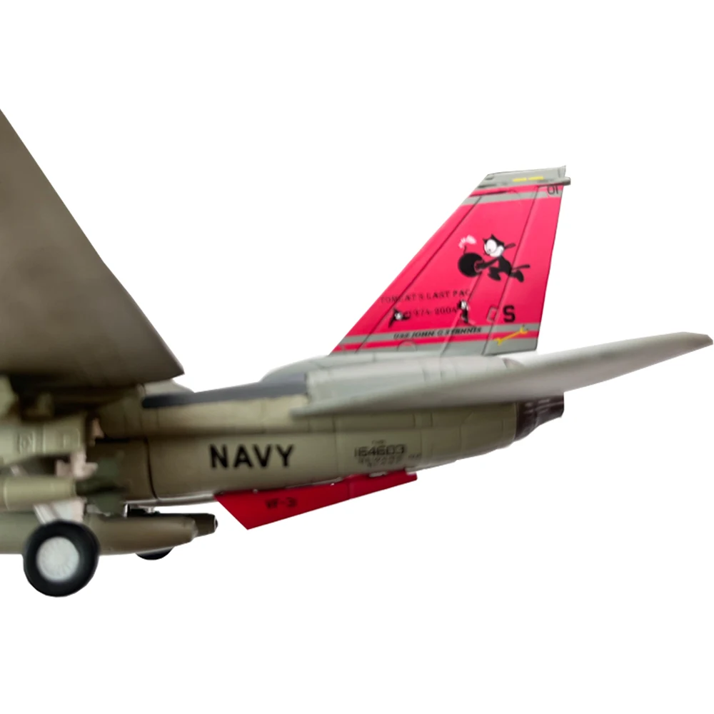 1/100 Scale US Grumman F-14 F14 Tomcat Bombcat Fighter Diecast Metal Airplane Plane Aircraft Model Children Toy Collection Gift