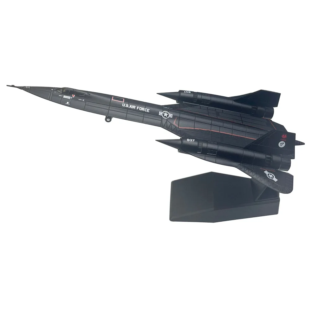 1/144 Scale US Lockheed SR71 SR-71 Blackbird 17972 Plane Diecast Metal Airplane Aircraft Ornament Model Boy Birthday Toy Gift 1/144 Scale US Lockheed SR71 SR-71 Blackbird 17972 Plane Diecast Metal Airplane Aircraft Ornament Model Boy Birthday Toy Gift
