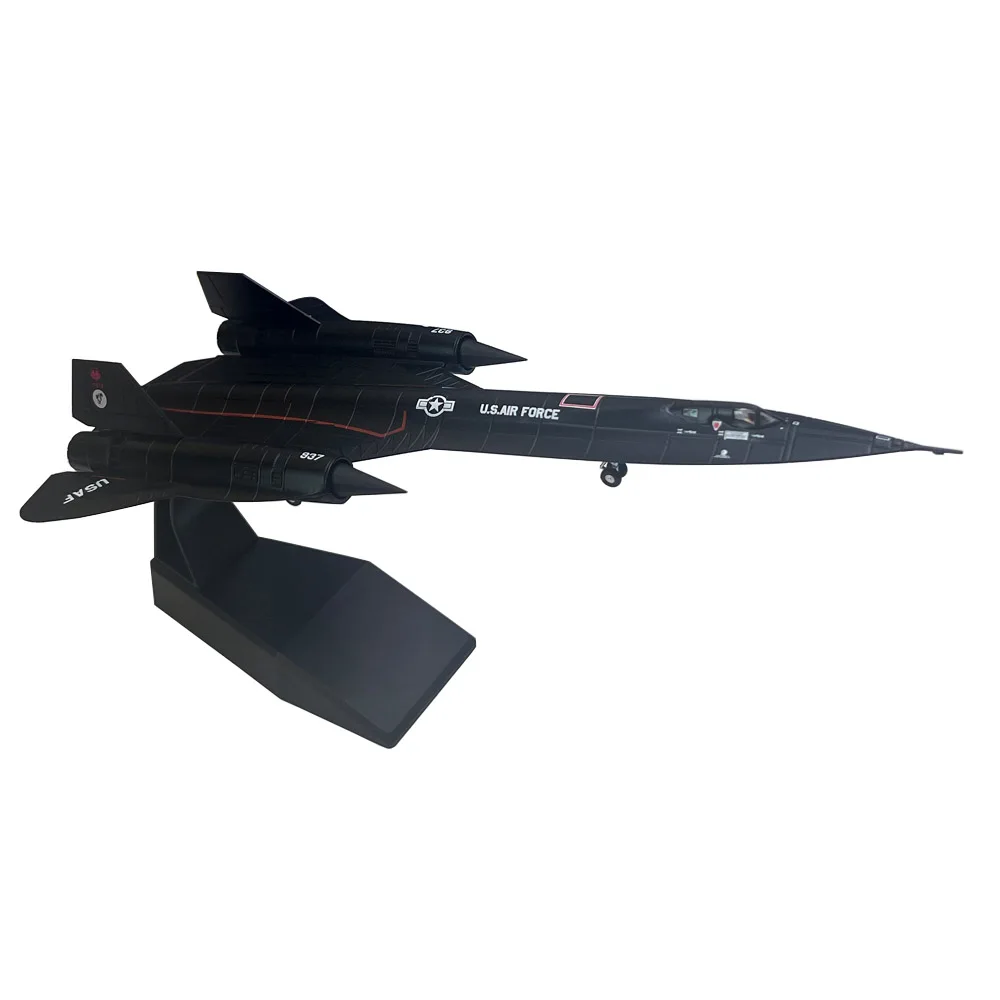 1/144 Scale US Lockheed SR71 SR-71 Blackbird 17972 Plane Diecast Metal Airplane Aircraft Ornament Model Boy Birthday Toy Gift 1/144 Scale US Lockheed SR71 SR-71 Blackbird 17972 Plane Diecast Metal Airplane Aircraft Ornament Model Boy Birthday Toy Gift