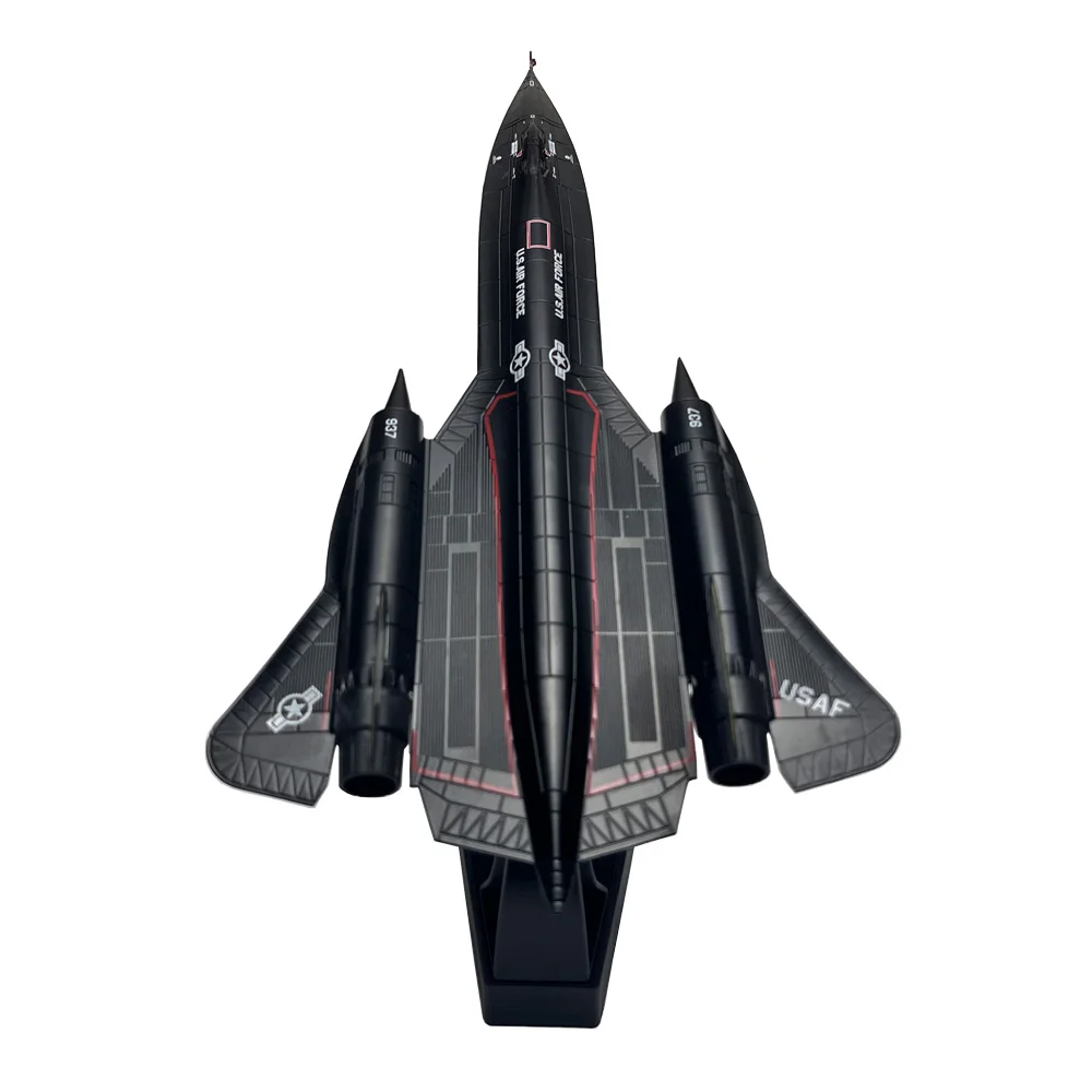 1/144 Scale US Lockheed SR71 SR-71 Blackbird 17972 Plane Diecast Metal Airplane Aircraft Ornament Model Boy Birthday Toy Gift 1/144 Scale US Lockheed SR71 SR-71 Blackbird 17972 Plane Diecast Metal Airplane Aircraft Ornament Model Boy Birthday Toy Gift