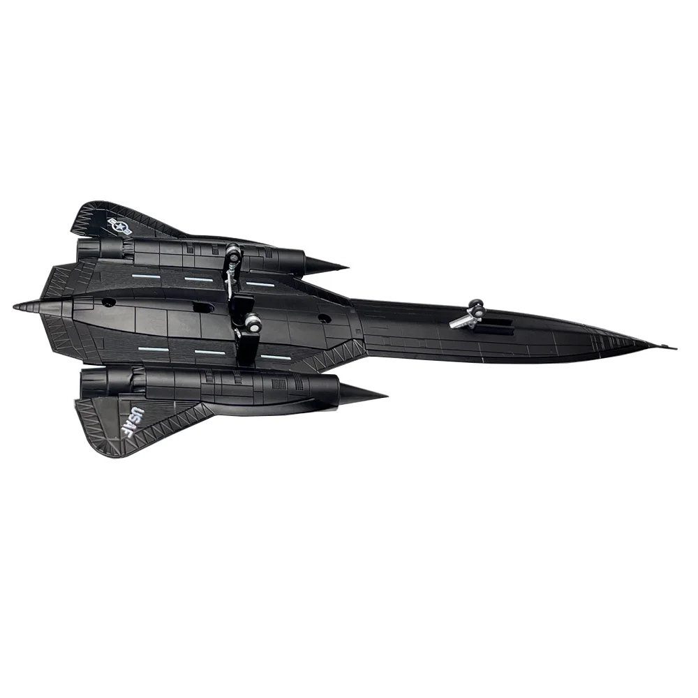 1/144 Scale US Lockheed SR71 SR-71 Blackbird 17972 Plane Diecast Metal Airplane Aircraft Ornament Model Boy Birthday Toy Gift 1/144 Scale US Lockheed SR71 SR-71 Blackbird 17972 Plane Diecast Metal Airplane Aircraft Ornament Model Boy Birthday Toy Gift