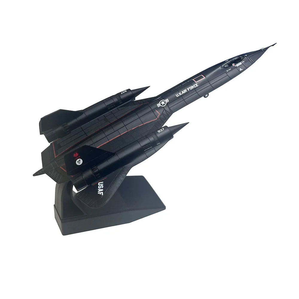 1/144 Scale US Lockheed SR71 SR-71 Blackbird 17972 Plane Diecast Metal Airplane Aircraft Ornament Model Boy Birthday Toy Gift 1/144 Scale US Lockheed SR71 SR-71 Blackbird 17972 Plane Diecast Metal Airplane Aircraft Ornament Model Boy Birthday Toy Gift