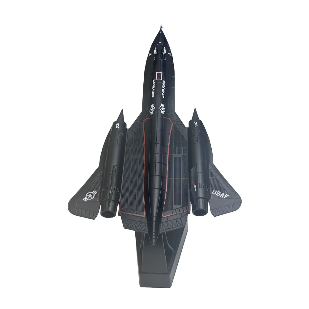 1/144 Scale US Lockheed SR71 SR-71 Blackbird 17972 Plane Diecast Metal Airplane Aircraft Ornament Model Boy Birthday Toy Gift 1/144 Scale US Lockheed SR71 SR-71 Blackbird 17972 Plane Diecast Metal Airplane Aircraft Ornament Model Boy Birthday Toy Gift