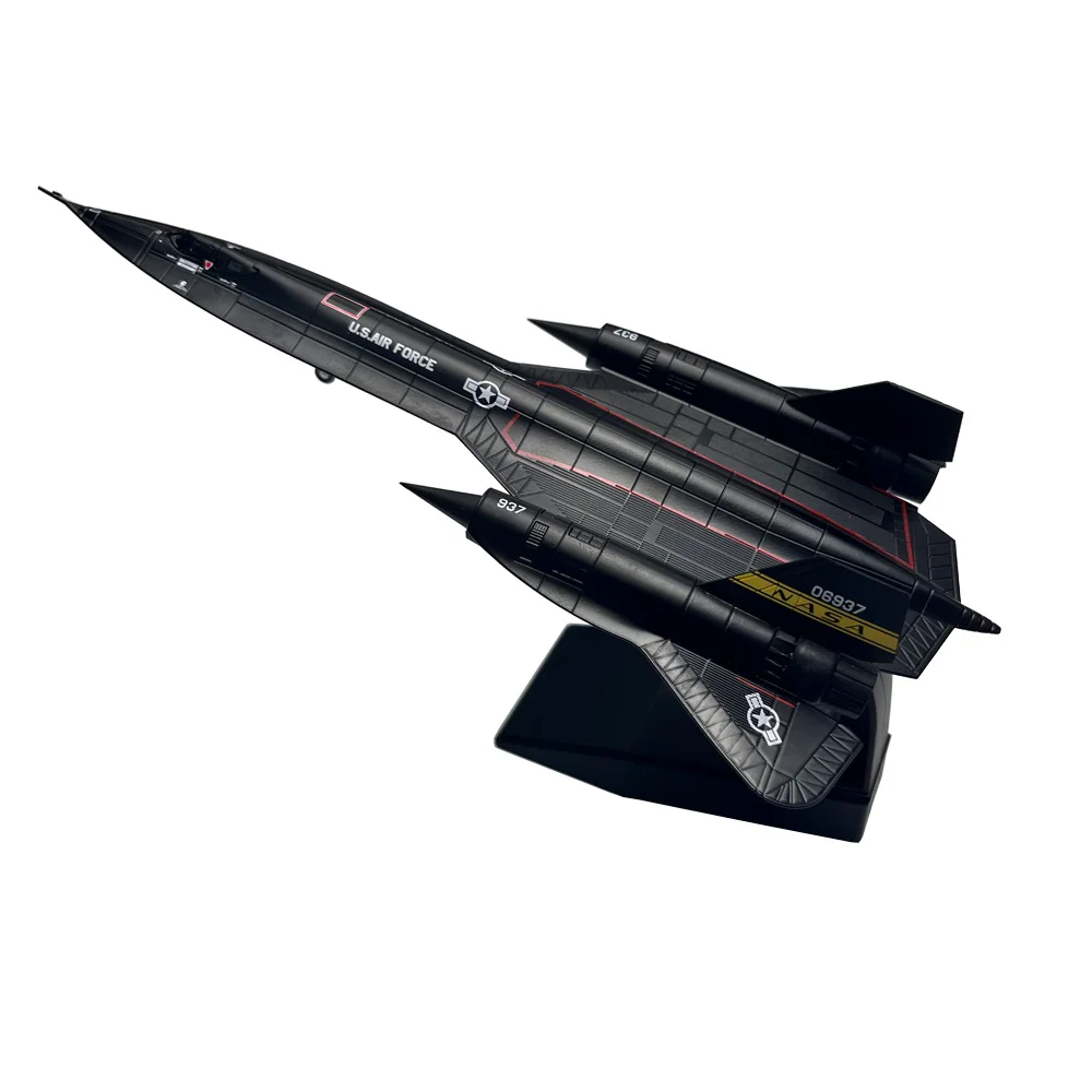 1/144 Scale US Lockheed SR71 SR-71 Blackbird 17972 Plane Diecast Metal Airplane Aircraft Ornament Model Boy Birthday Toy Gift 1/144 Scale US Lockheed SR71 SR-71 Blackbird 17972 Plane Diecast Metal Airplane Aircraft Ornament Model Boy Birthday Toy Gift