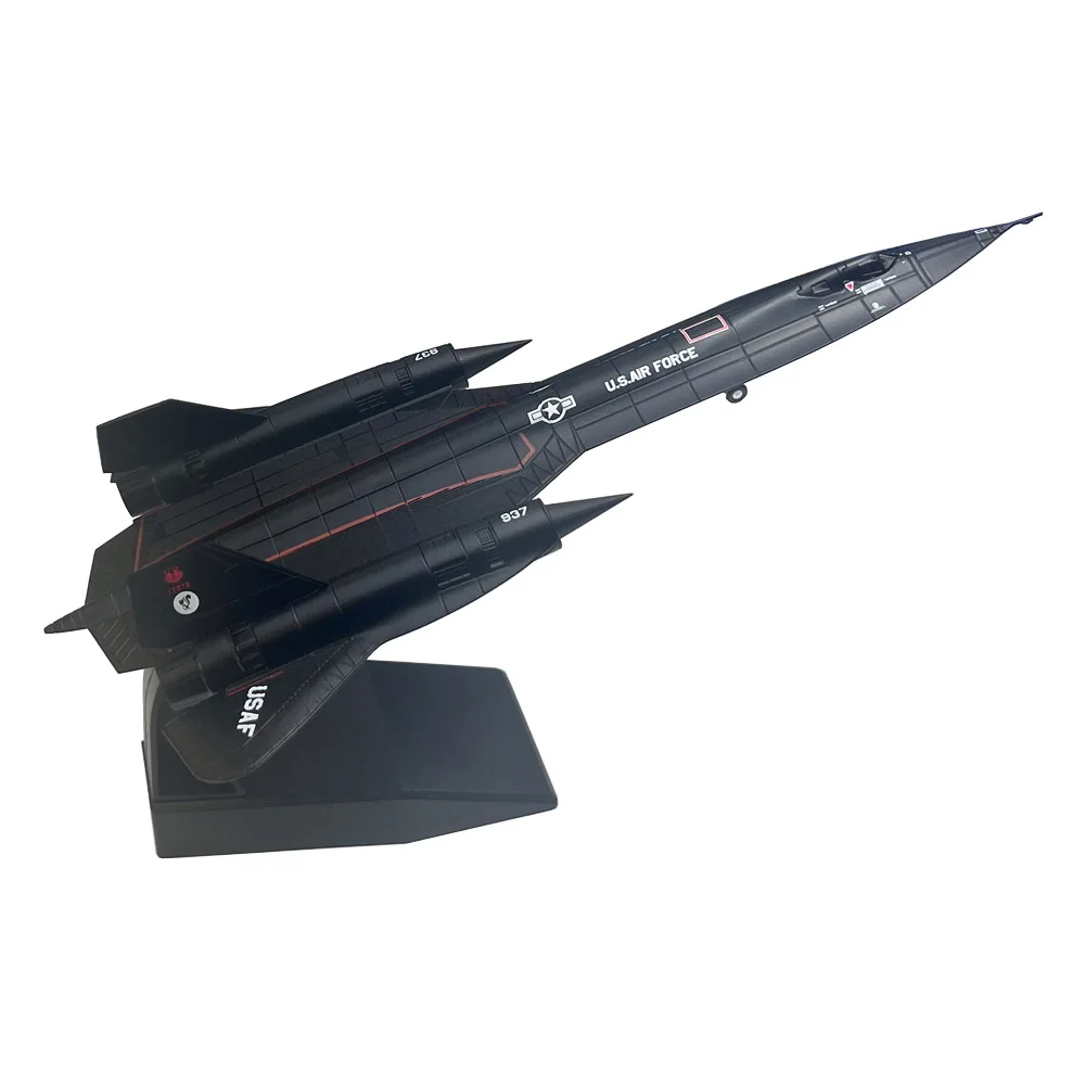 1/144 Scale US Lockheed SR71 SR-71 Blackbird 17972 Plane Diecast Metal Airplane Aircraft Ornament Model Boy Birthday Toy Gift 1/144 Scale US Lockheed SR71 SR-71 Blackbird 17972 Plane Diecast Metal Airplane Aircraft Ornament Model Boy Birthday Toy Gift