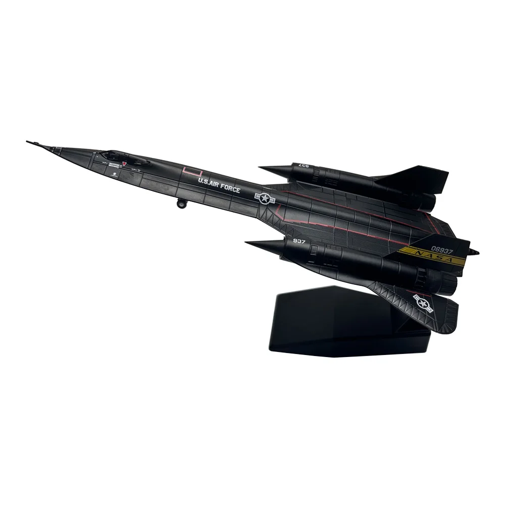 1/144 Scale US Lockheed SR71 SR-71 Blackbird 17972 Plane Diecast Metal Airplane Aircraft Ornament Model Boy Birthday Toy Gift 1/144 Scale US Lockheed SR71 SR-71 Blackbird 17972 Plane Diecast Metal Airplane Aircraft Ornament Model Boy Birthday Toy Gift
