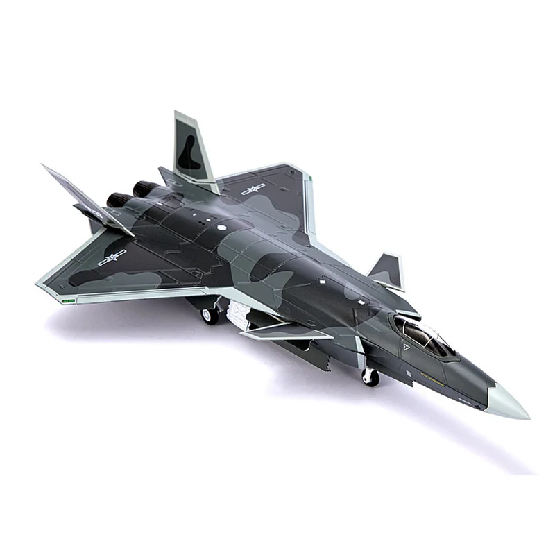 1/72 Scale AF1 Chinese Air Force J-20 Veyron Stealth Combat Aircraft J20 Alloy Militarized Combat Aircraft Model 1/72 Scale AF1 Chinese Air Force J-20 Veyron Stealth Combat Aircraft J20 Alloy Militarized Combat Aircraft Model