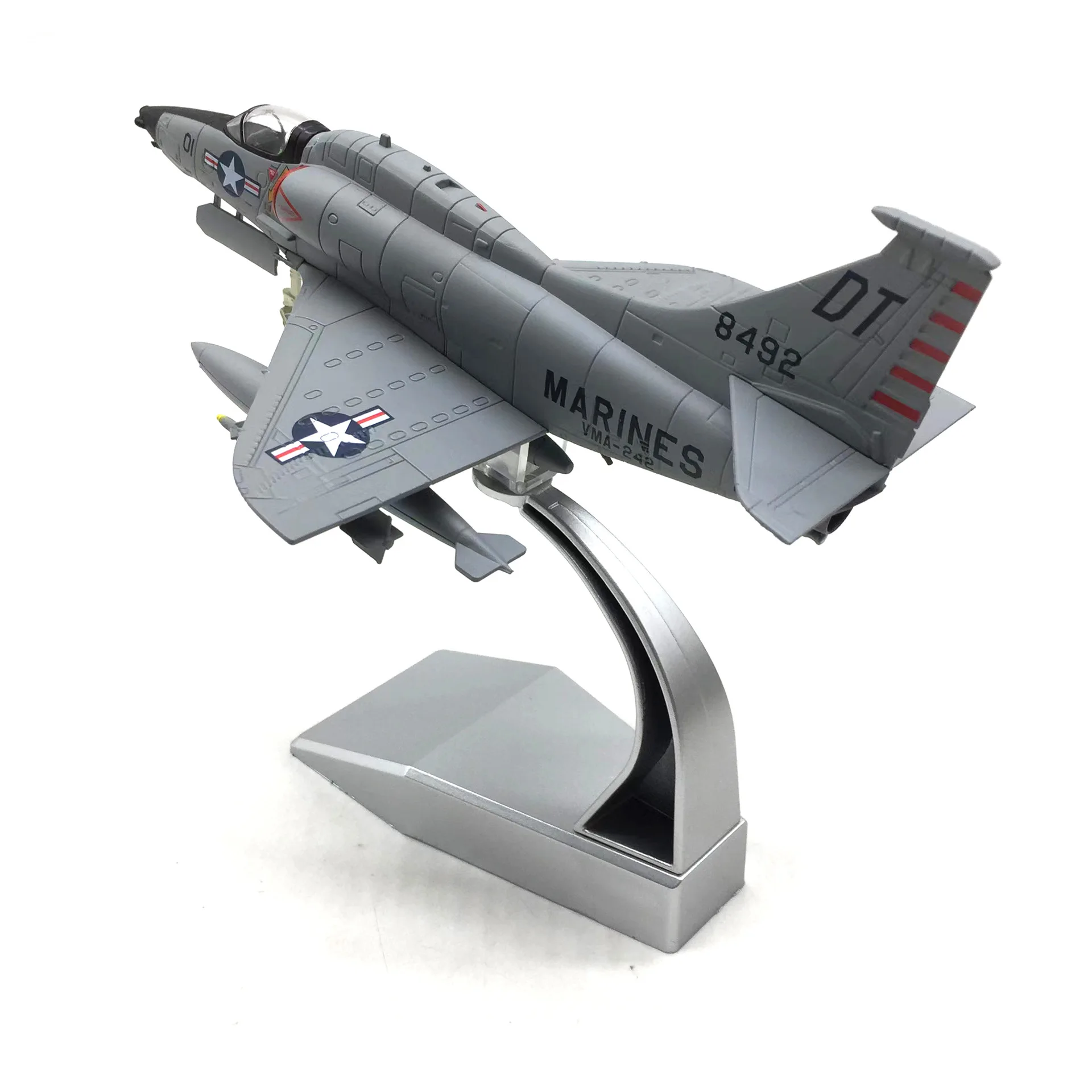 1:72 Scale United States Marine Corps Skyhawk A-4 Aircraft Alloy Militarized Combat Aircraft Model Collection Toy Gift
