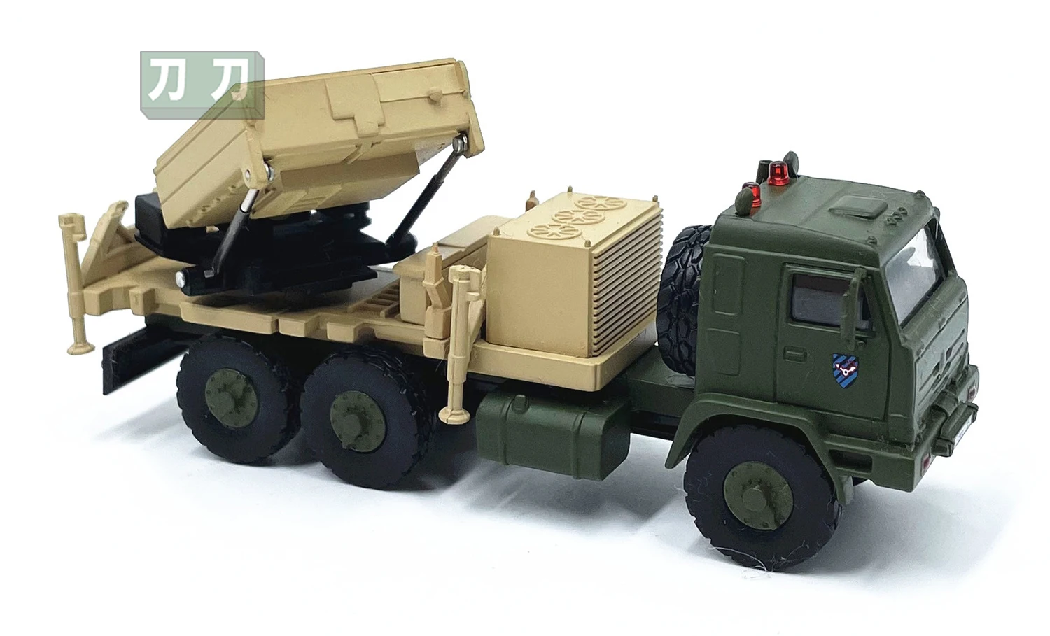 Diecast 1:72 Scale Iron Dome Defense System Missile Transport Vehicle Alloy Finished Military Tank Model Simulation Decoration