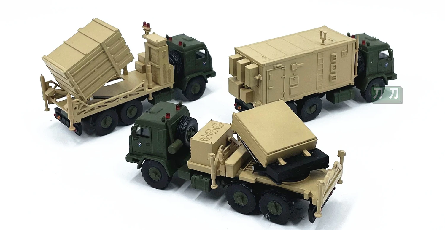 Diecast 1:72 Scale Iron Dome Defense System Missile Transport Vehicle Alloy Finished Military Tank Model Simulation Decoration