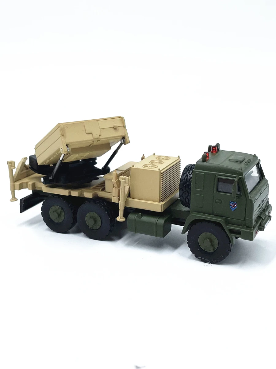 Diecast 1:72 Scale Iron Dome Defense System Missile Transport Vehicle Alloy Finished Military Tank Model Simulation Decoration