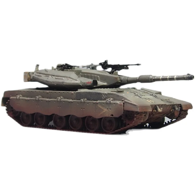 1:72 Scale Merkava 3D Main Battle Tank Militarized Combat Crawler Vehicle Model Collection Toy Gift