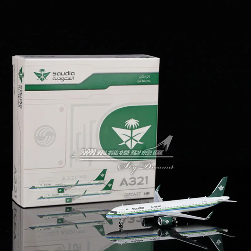 JCWINGS Die Cast 1:400 Scale Saudi XX40188 A321neo HZ-ASAC Domestic Alloy Aircraft Model Airplane Collection Toy Gift Display JCWINGS Die Cast 1:400 Scale Saudi XX40188 A321neo HZ-ASAC Domestic Alloy Aircraft Model Airplane Collection Toy Gift Display