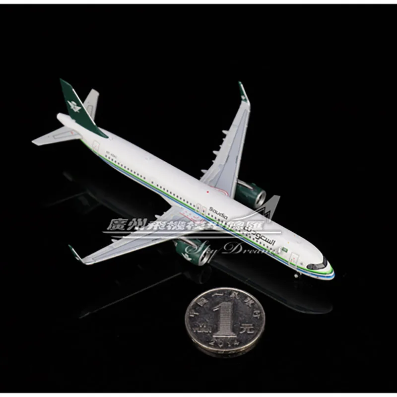 JCWINGS Die Cast 1:400 Scale Saudi XX40188 A321neo HZ-ASAC Domestic Alloy Aircraft Model Airplane Collection Toy Gift Display JCWINGS Die Cast 1:400 Scale Saudi XX40188 A321neo HZ-ASAC Domestic Alloy Aircraft Model Airplane Collection Toy Gift Display