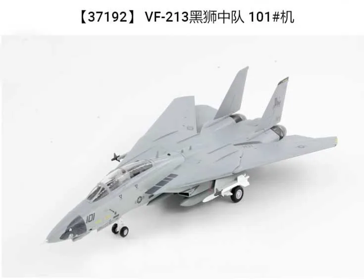 1/72 Scale 37193 U.S. Navy F-14D Tomcat Fighter VF103 Corsair F14 Military Fighter Aircraft Finished Model Toy Gift
