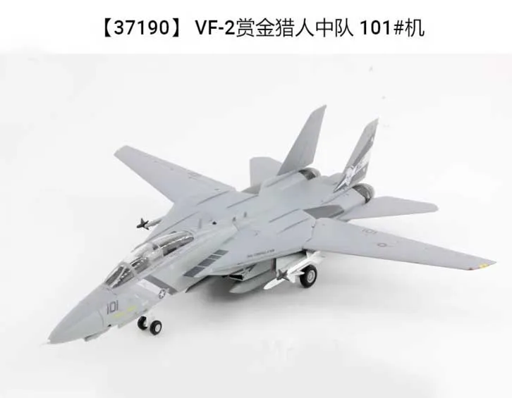 1/72 Scale 37193 U.S. Navy F-14D Tomcat Fighter VF103 Corsair F14 Military Fighter Aircraft Finished Model Toy Gift