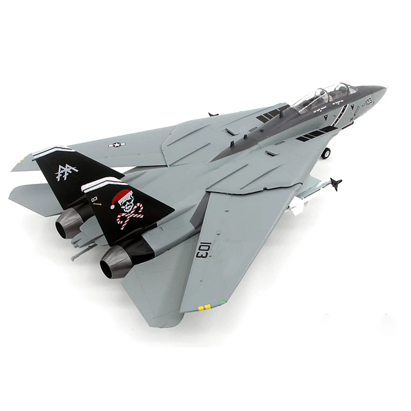 1/72 Scale 37193 U.S. Navy F-14D Tomcat Fighter VF103 Corsair F14 Military Fighter Aircraft Finished Model Toy Gift
