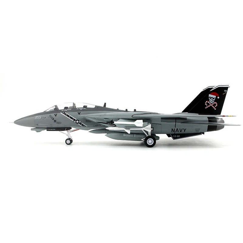 1/72 Scale 37193 U.S. Navy F-14D Tomcat Fighter VF103 Corsair F14 Military Fighter Aircraft Finished Model Toy Gift