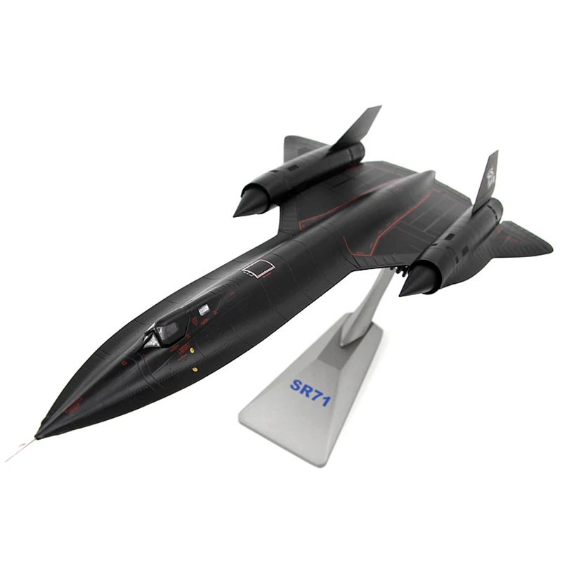 1/72 Scale F1 U.S. Air Force SR-71A Blackbird Reconnaissance Aircraft 61-7960 Alloy Finished Military Combat Aircraft Model 1/72 Scale F1 U.S. Air Force SR-71A Blackbird Reconnaissance Aircraft 61-7960 Alloy Finished Military Combat Aircraft Model