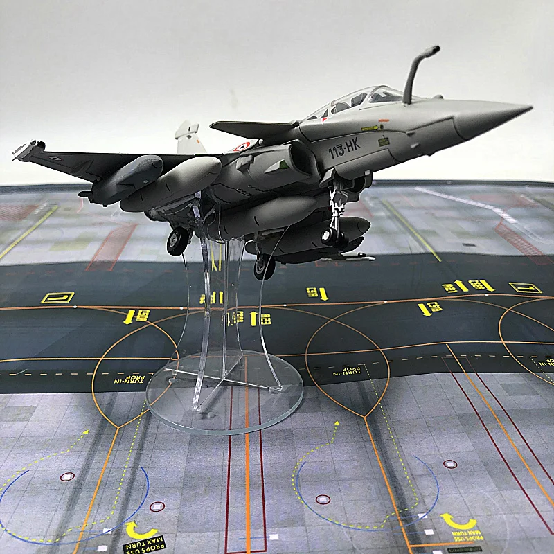 Diecast 1:72 Scale French Rafale B Simulation Alloy Fighter Aircraft Model Finished Product Collection Ornaments