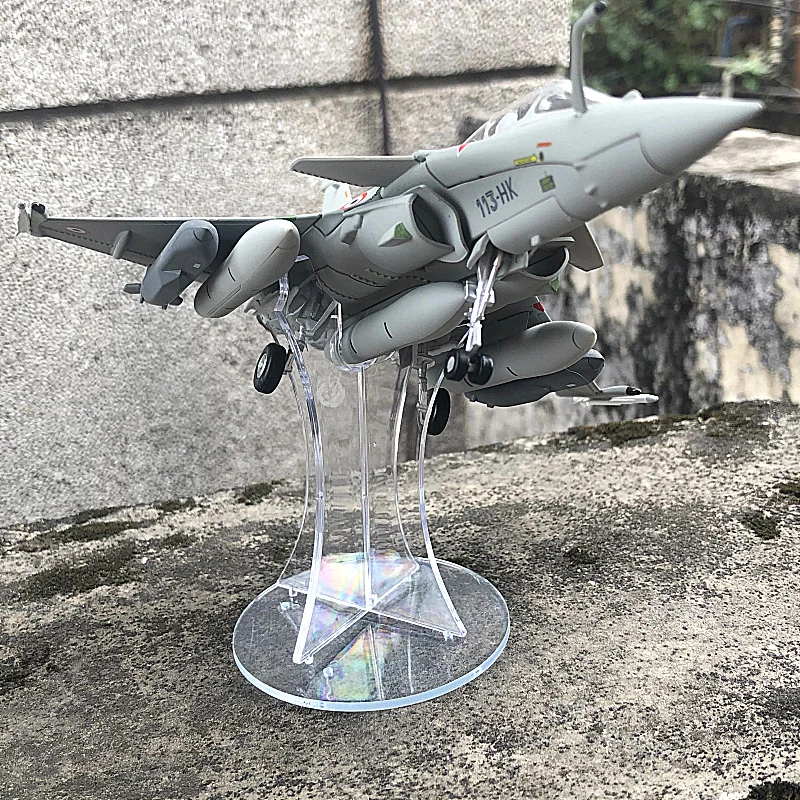 Diecast 1:72 Scale French Rafale B Simulation Alloy Fighter Aircraft Model Finished Product Collection Ornaments