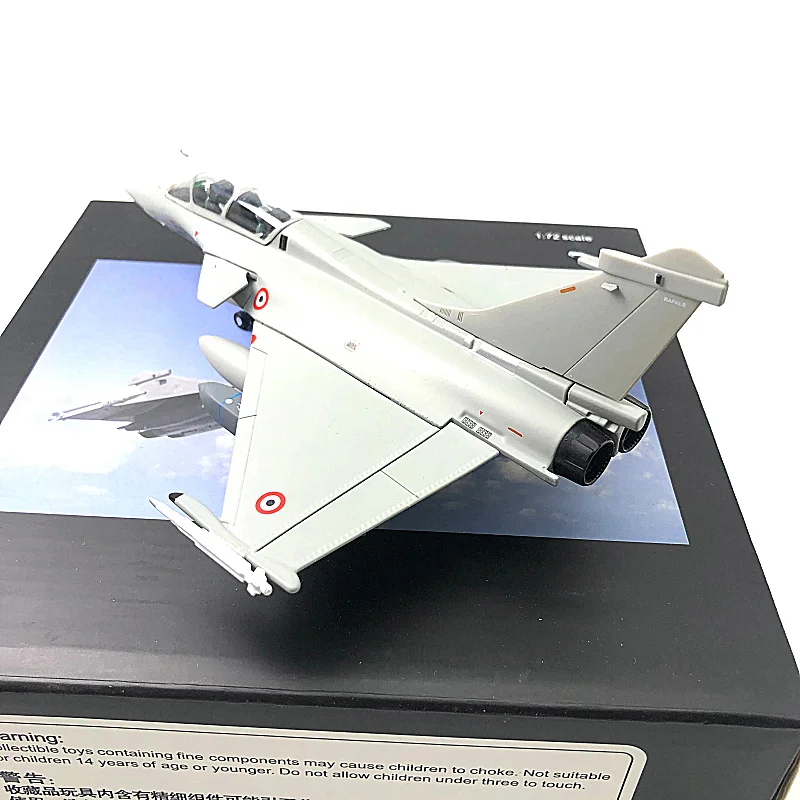 Diecast 1:72 Scale French Rafale B Simulation Alloy Fighter Aircraft Model Finished Product Collection Ornaments