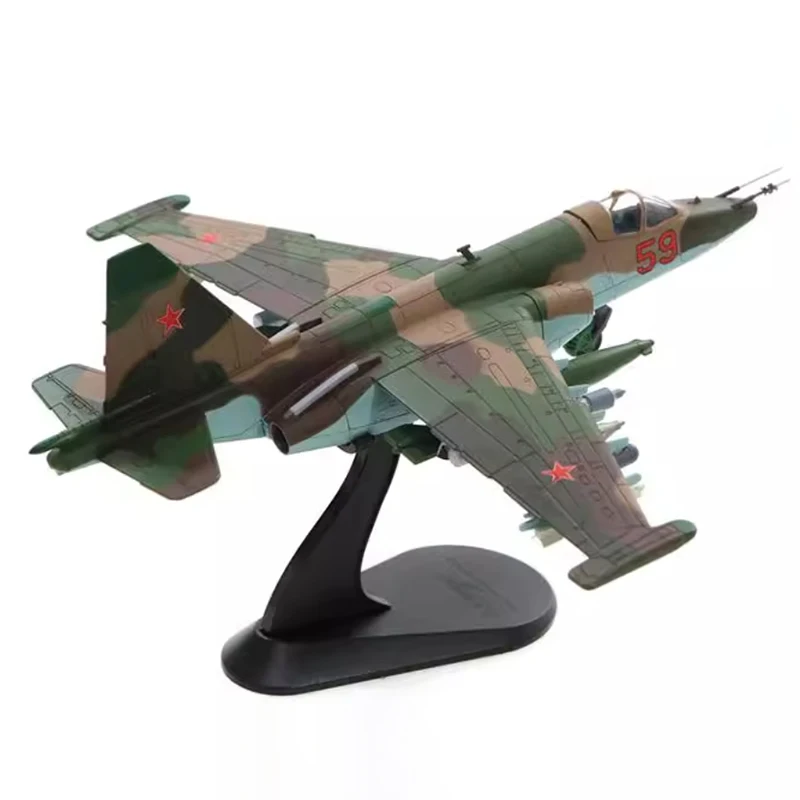 Diecast 1:72 Scale HA6103 Soviet Air Force SU-25 Su-25 fighter Alloy Finished Simulation Model Souvenir Gifts For Adult Boy