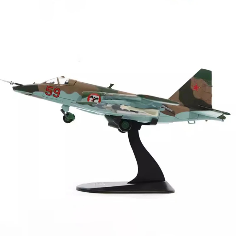 Diecast 1:72 Scale HA6103 Soviet Air Force SU-25 Su-25 fighter Alloy Finished Simulation Model Souvenir Gifts For Adult Boy