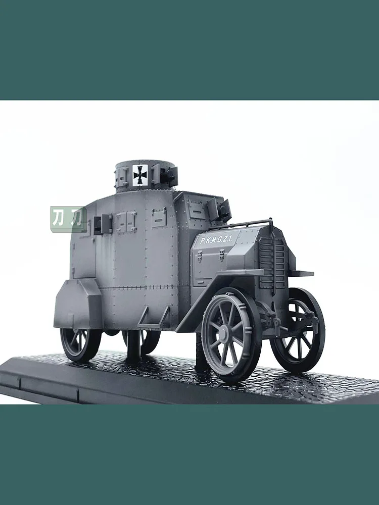 Diecast 1: 43 Scale German EV4 vehicle tank model Decorative Alloy Military Chariot Model Toys Gift Collectible