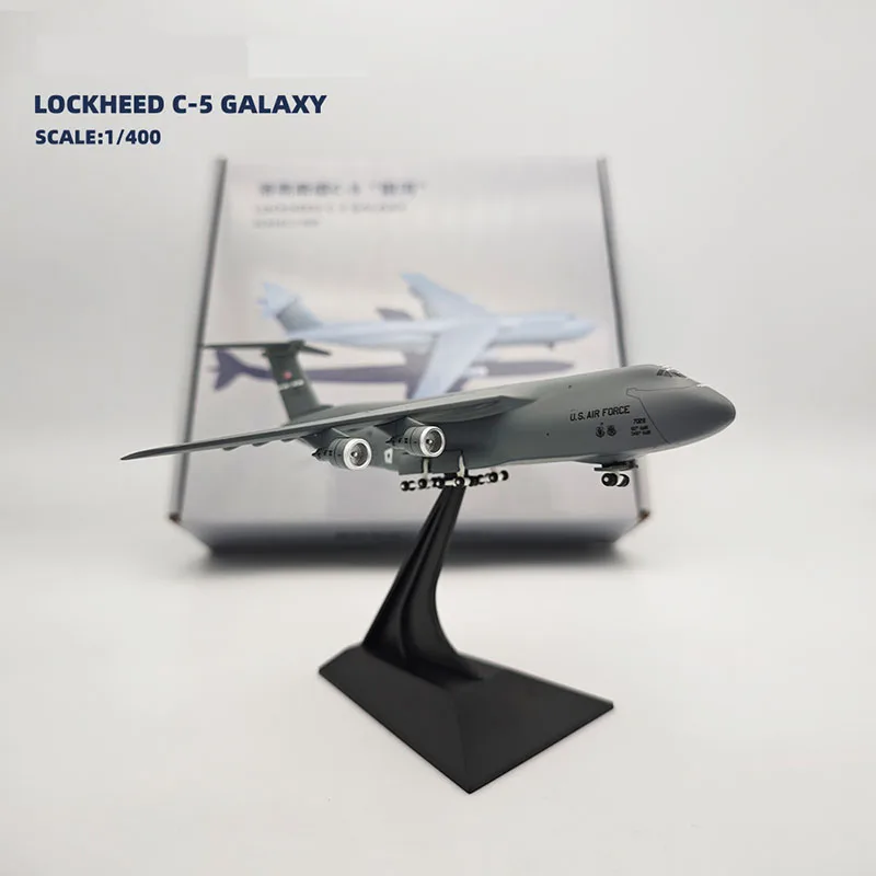 Die Cast 1:400 Scale U.S. Force Lockheed C-5 Galaxy Alloy Transport Aircraft Model Collection Toy Gift Display Military Die Cast 1:400 Scale U.S. Force Lockheed C-5 Galaxy Alloy Transport Aircraft Model Collection Toy Gift Display Military