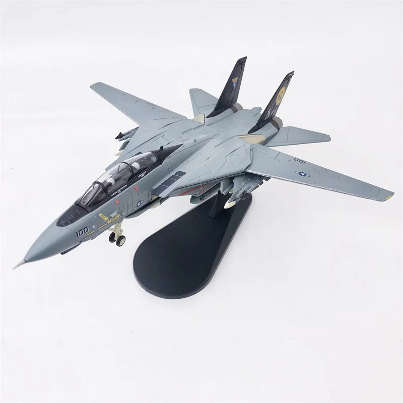 Diecast 1/100 Scale US F-14D F14 VF-31cat Military Aircraft Model Collection Variable Wing Mode Interchangeable Diecast 1/100 Scale US F-14D F14 VF-31cat Military Aircraft Model Collection Variable Wing Mode Interchangeable