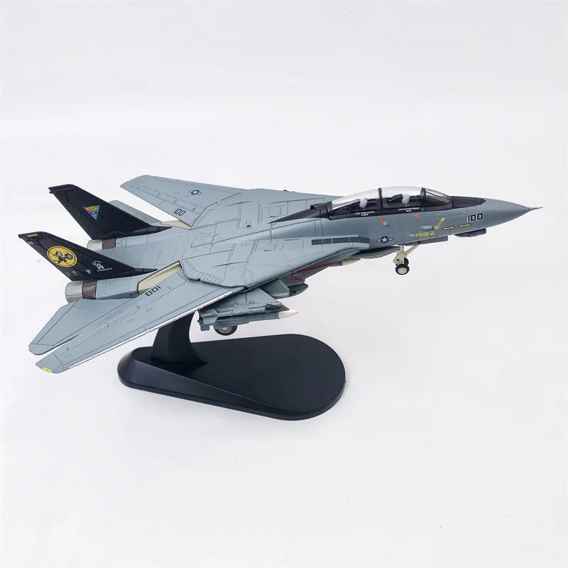 Diecast 1/100 Scale US F-14D F14 VF-31cat Military Aircraft Model Collection Variable Wing Mode Interchangeable Diecast 1/100 Scale US F-14D F14 VF-31cat Military Aircraft Model Collection Variable Wing Mode Interchangeable