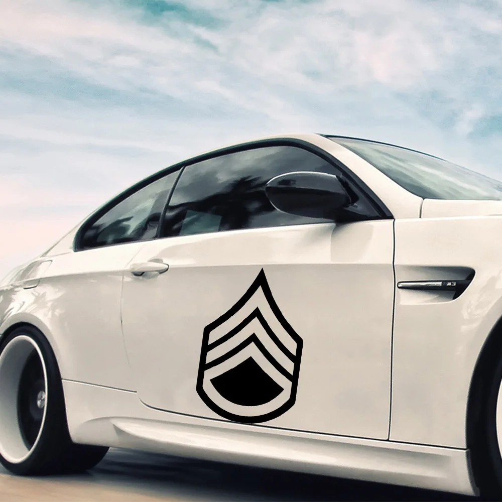 Cartoon Army Enlisted Ranks Decals Car Stickers Cars Decal Weatherproof Auto Styling Accessories Cartoon Army Enlisted Ranks Decals Car Stickers Cars Decal Weatherproof Auto Styling Accessories