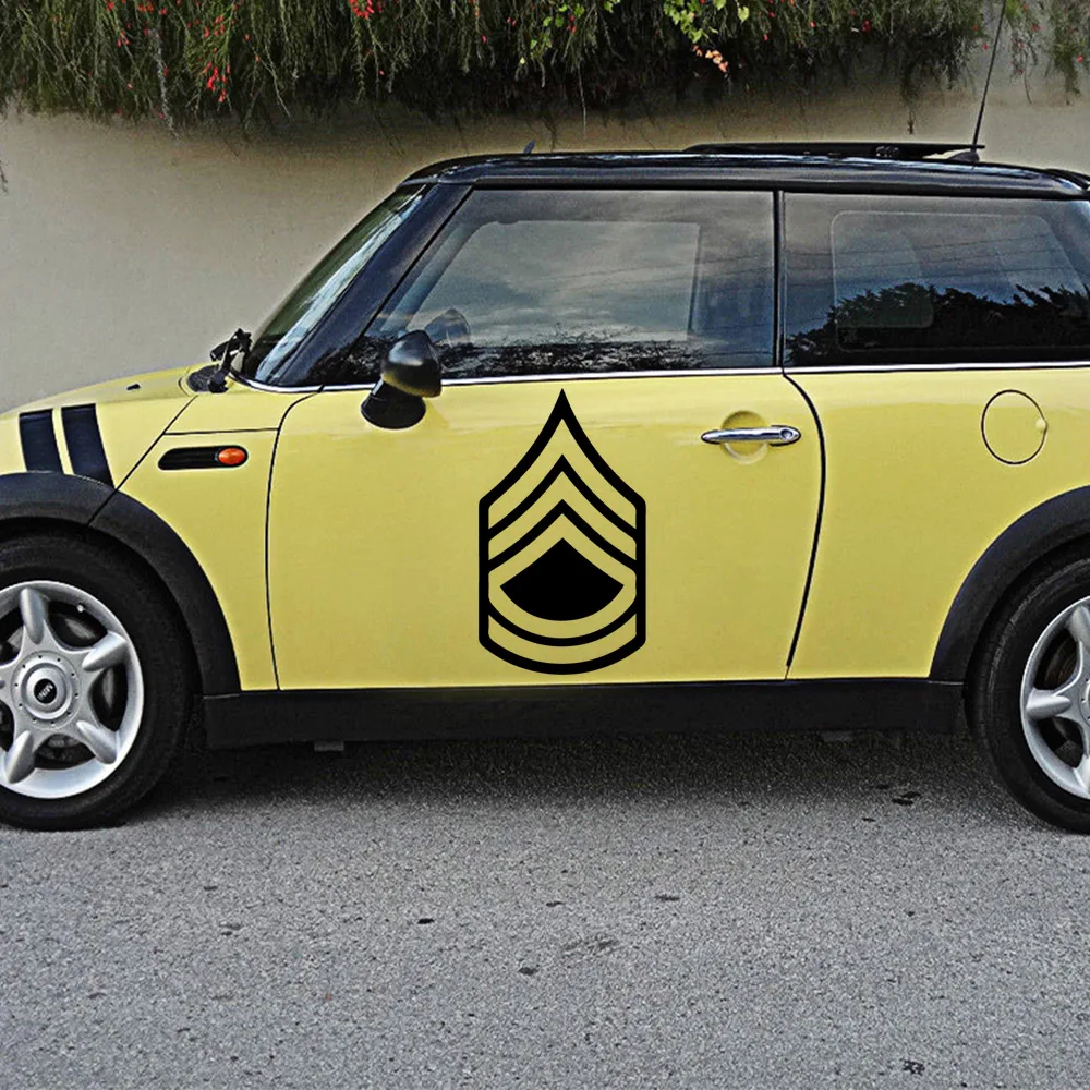Cartoon Army Enlisted Ranks Decals Car Stickers Cars Decal Weatherproof Auto Styling Accessories Cartoon Army Enlisted Ranks Decals Car Stickers Cars Decal Weatherproof Auto Styling Accessories