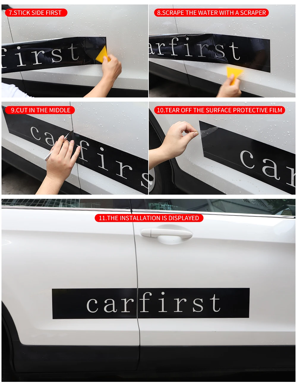 Doordash Army Military Forces Cover Star Car Stickers Vinyal Decals Jeep Wrangler JK CJ TJ YJ Pentagram Broken Skull Head Fall