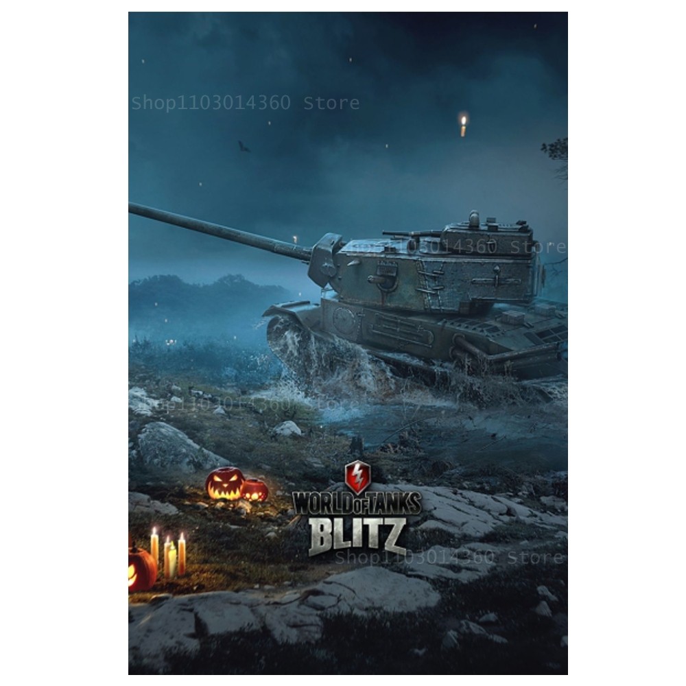 World of Tanks Game Poster Canvas Printing Painting Bedroom Study Studio Living Room Wall Art Decoration
