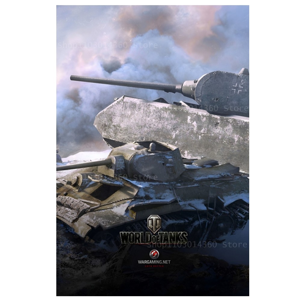 World of Tanks Game Poster Canvas Printing Painting Bedroom Study Studio Living Room Wall Art Decoration