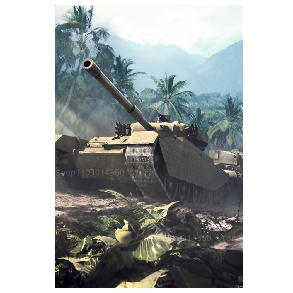 World of Tanks Game Poster Canvas Printing Painting Bedroom Study Studio Living Room Wall Art Decoration