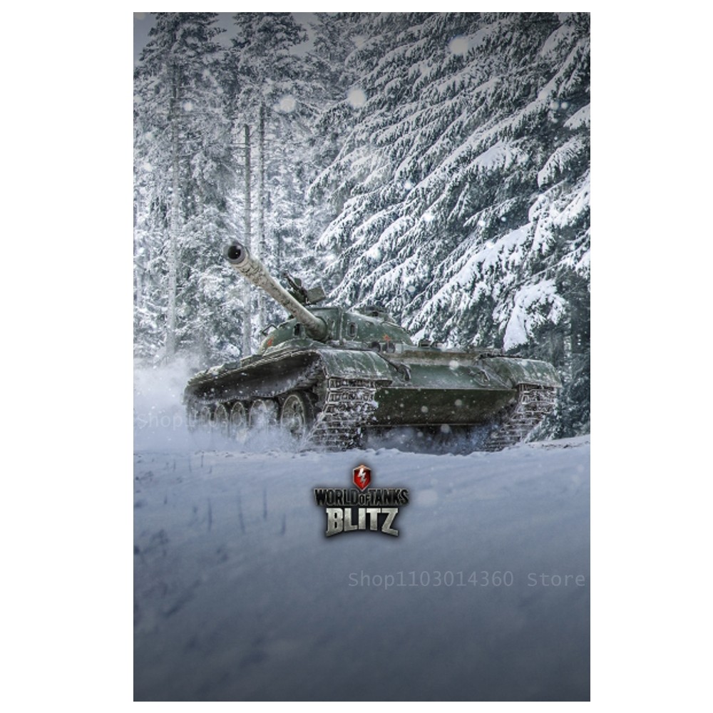 World of Tanks Game Poster Canvas Printing Painting Bedroom Study Studio Living Room Wall Art Decoration