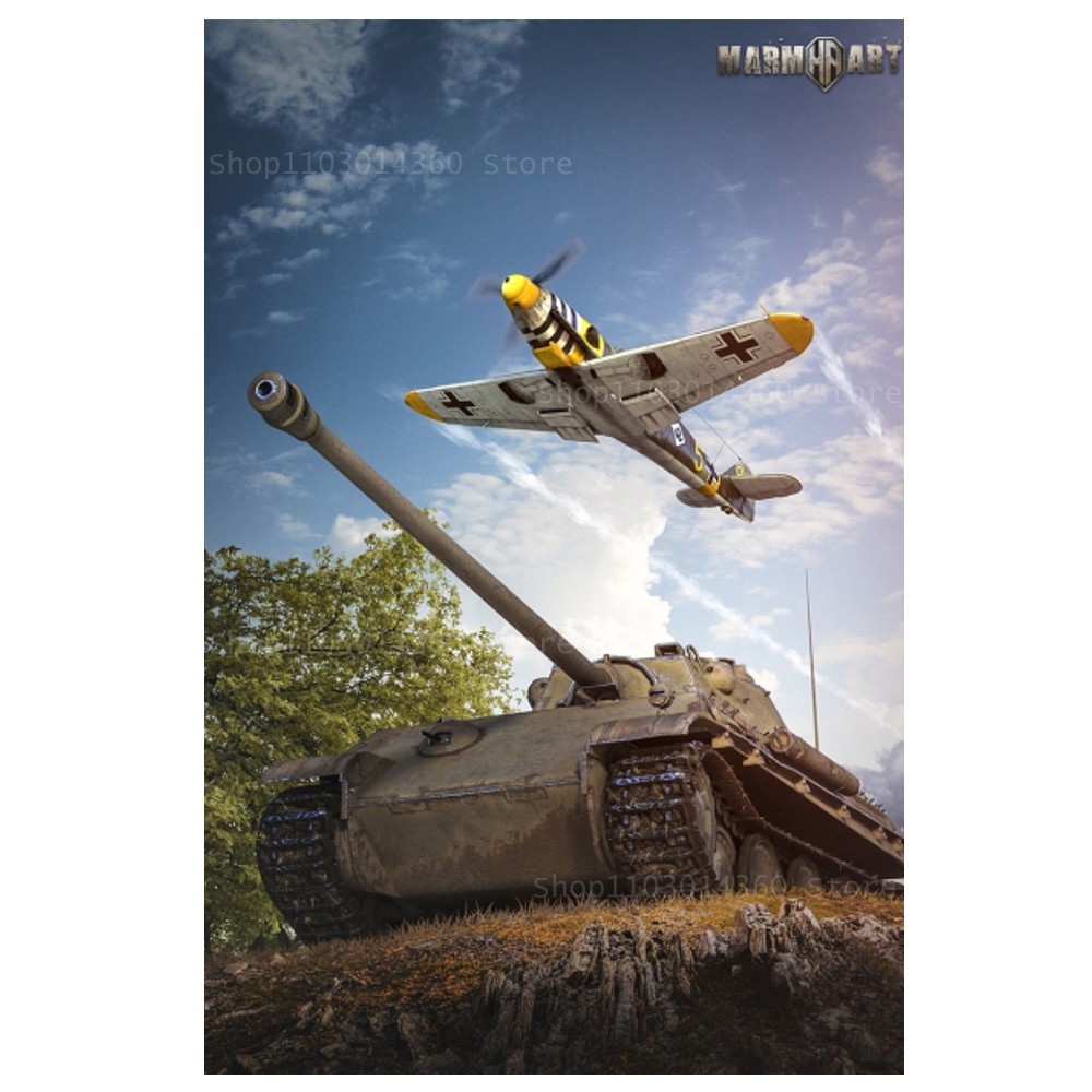 World of Tanks Game Poster Canvas Printing Painting Bedroom Study Studio Living Room Wall Art Decoration