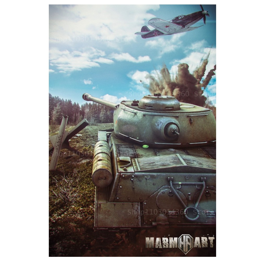World of Tanks Game Poster Canvas Printing Painting Bedroom Study Studio Living Room Wall Art Decoration
