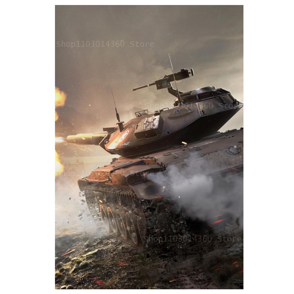 World of Tanks Game Poster Canvas Printing Painting Bedroom Study Studio Living Room Wall Art Decoration