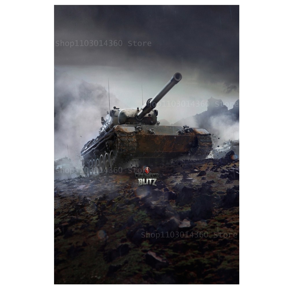 World of Tanks Game Poster Canvas Printing Painting Bedroom Study Studio Living Room Wall Art Decoration