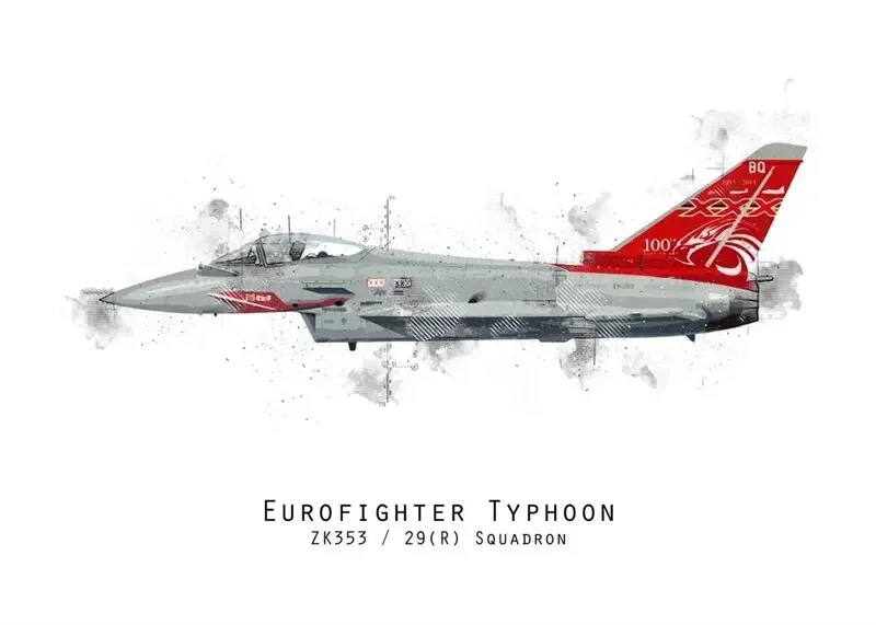 F1-F16 Aircraft Fighter Poster for Military Fans Spitfire Airplane  Canvas Painting Wall Art Ideal Home Decor