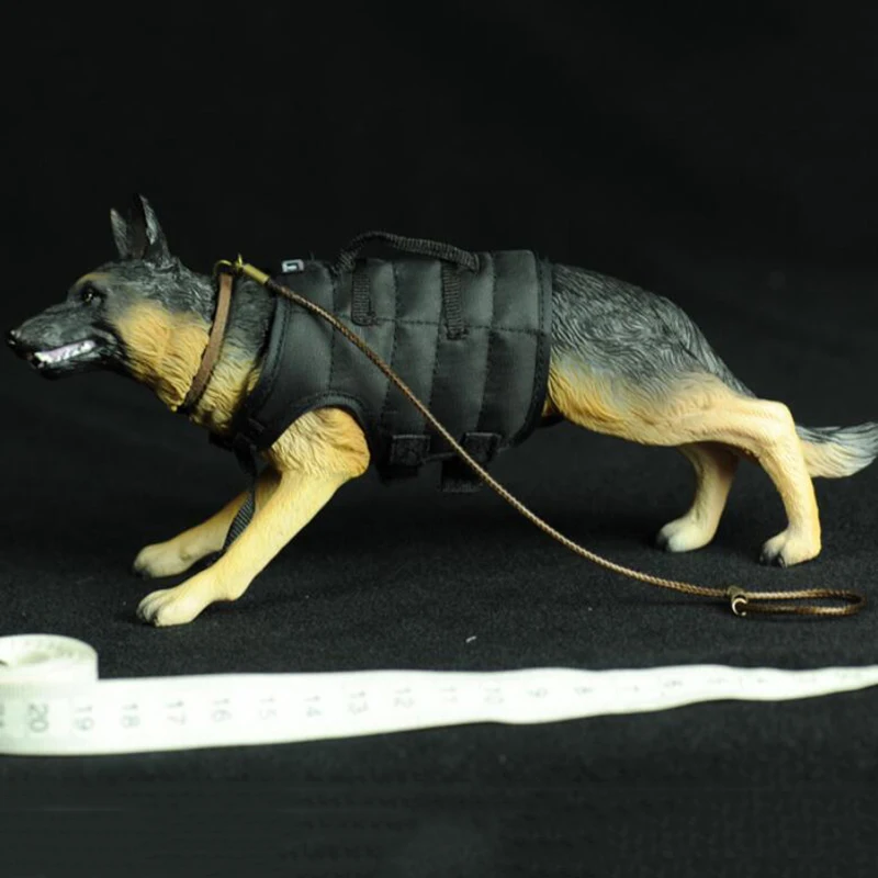 1/6 Scale Police Dog Action Figure Accessories Military Soldiers German Shepherd Toys Mini Animal Figures