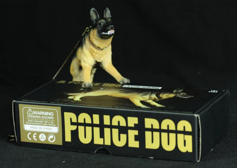 1/6 Scale Police Dog Action Figure Accessories Military Soldiers German Shepherd Toys Mini Animal Figures