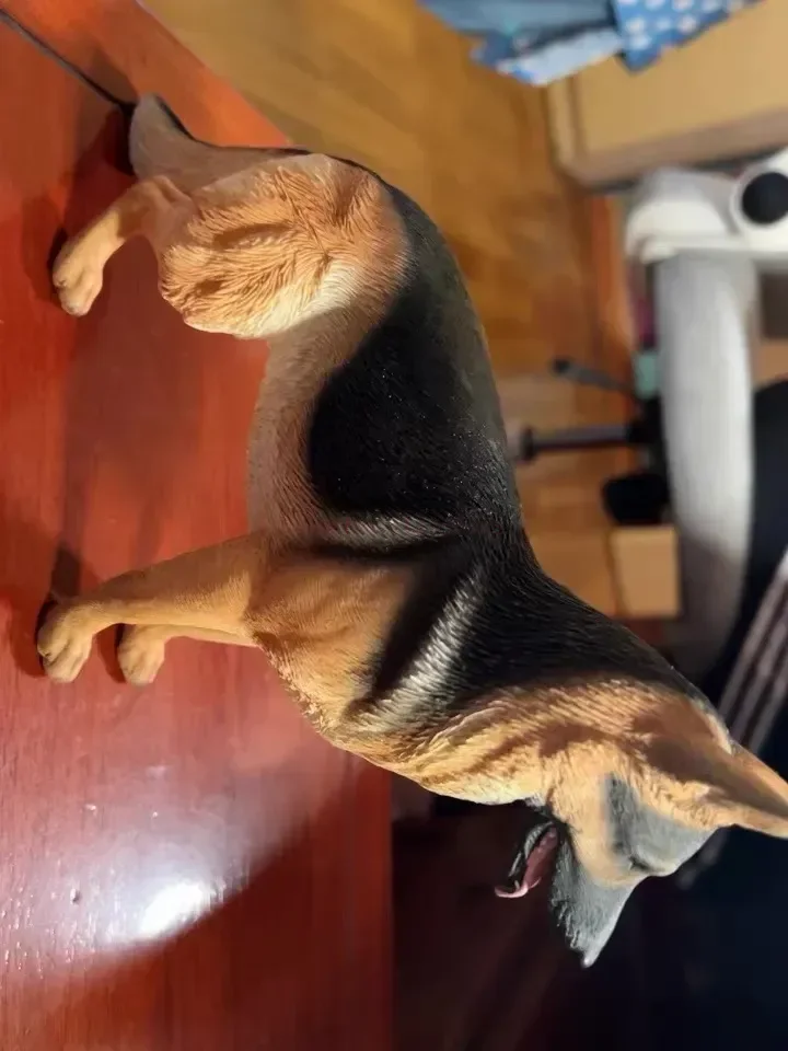 3 Colors 1/6 Scale Simulation German Shepherd Dog Police Dog Resin Model for 12 inch Action Figure Scene Accessories Decorantion 3 Colors 1/6 Scale Simulation German Shepherd Dog Police Dog Resin Model for 12 inch Action Figure Scene Accessories Decorantion