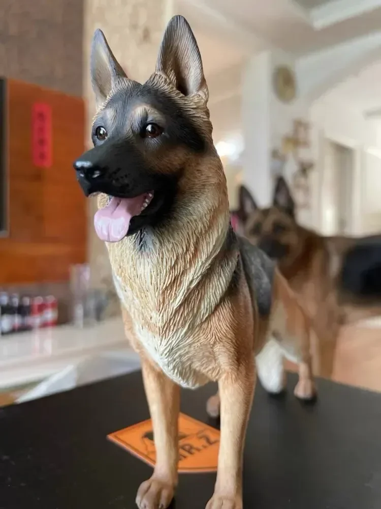 3 Colors 1/6 Scale Simulation German Shepherd Dog Police Dog Resin Model for 12 inch Action Figure Scene Accessories Decorantion 3 Colors 1/6 Scale Simulation German Shepherd Dog Police Dog Resin Model for 12 inch Action Figure Scene Accessories Decorantion